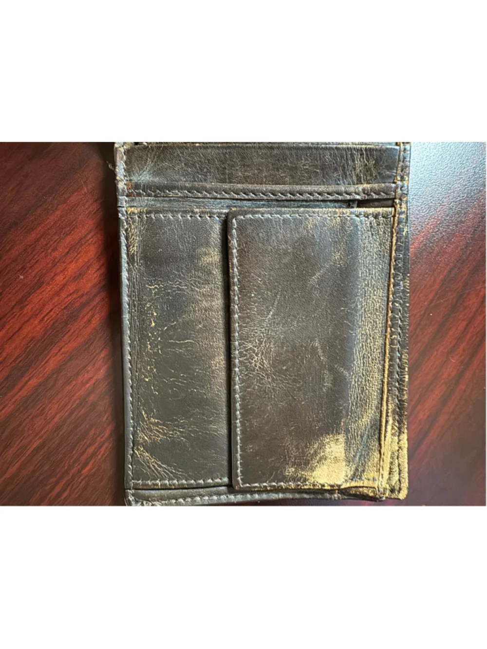 Bottega Veneta Intrecciato Brown Leather Bifold Wallet Distressed